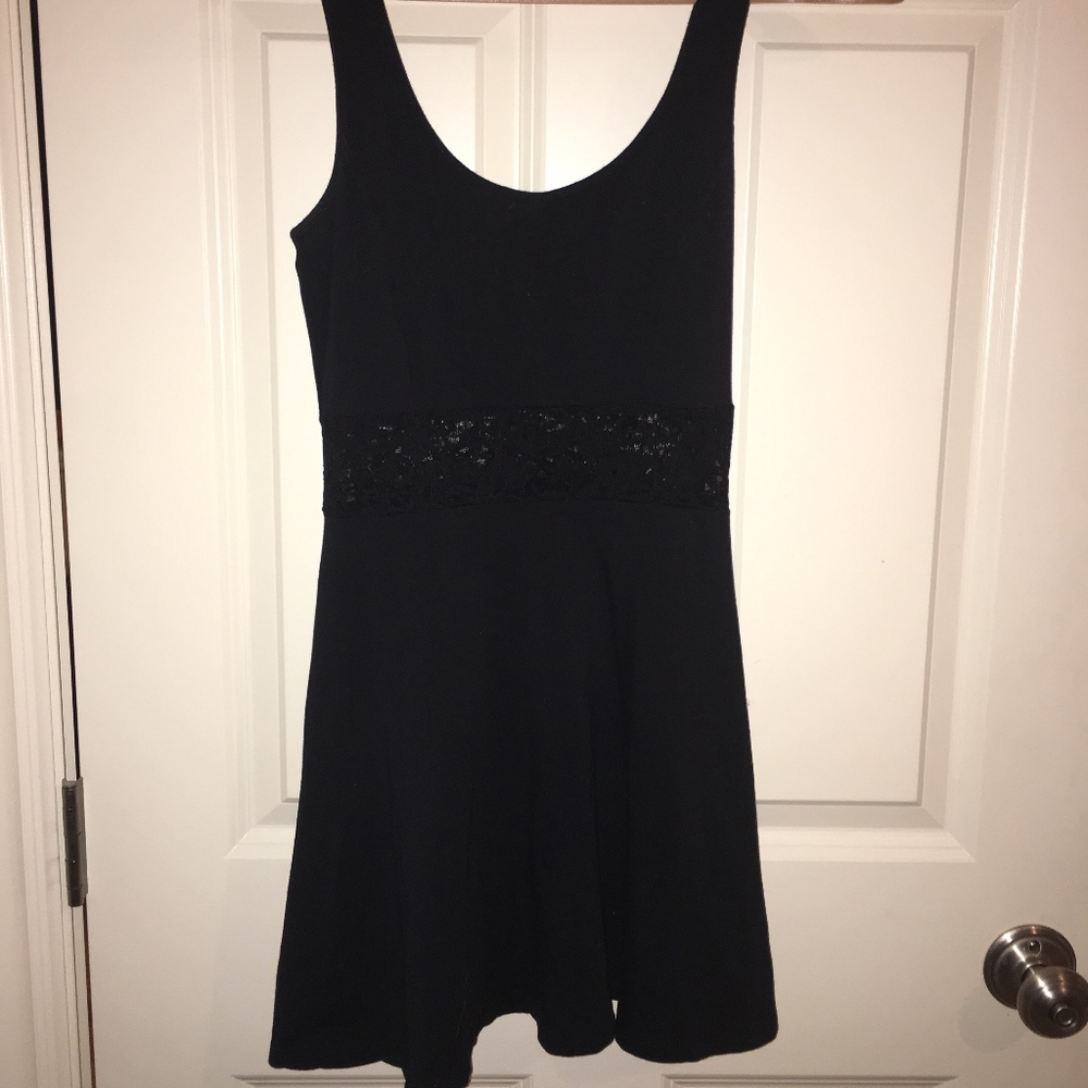 Black Lace Forever 21 Dress